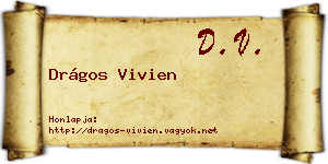 Drágos Vivien névjegykártya