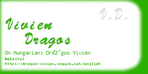 vivien dragos business card